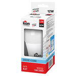 Lâmpada Led Bulbo 12W Luz Branca 6500K Bivolt Kian