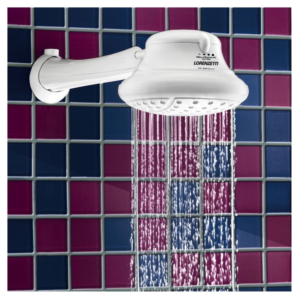 Chuveiro Lorenzetti Bella Ducha 4T Ultra Multitemperaturas Branco