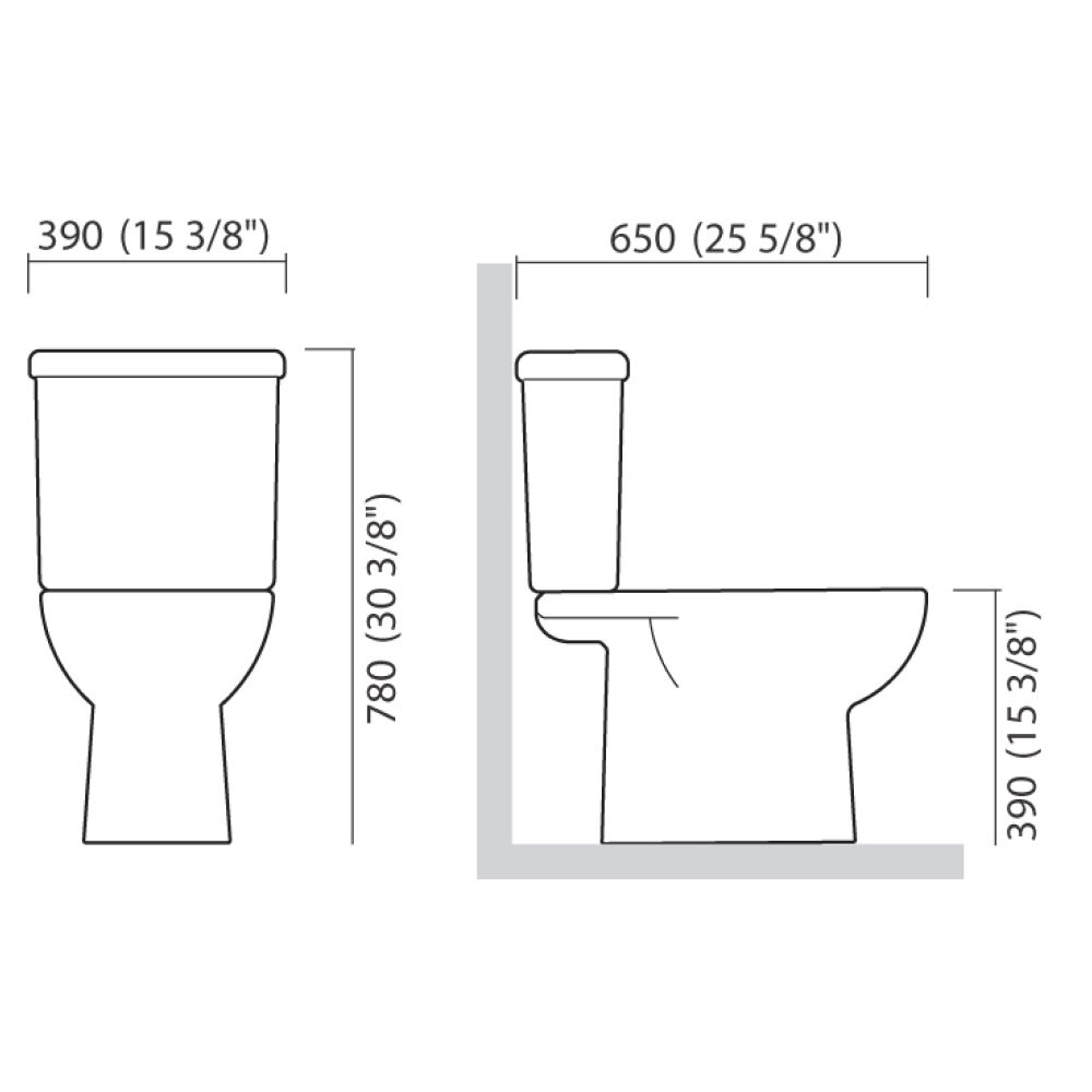 Kit Vaso Sanitário com Caixa Acoplada e Itens de Instalação Misti Branco Icasa