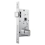 Fechadura Stam 1801/21 Externa Acabamento Cromado - Espelho de Aço Inox 35274