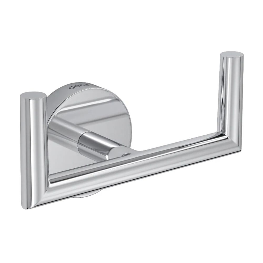 Cabide Duplo Disco Cromado Deca