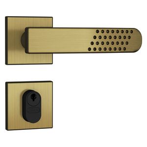 Fechadura Stam 803/21 Externa Acabamento Oxidado E-Coat - Roseta Quadrada 1 Fechadura Stam 803/21 Externa Acabamento Oxidado E-Coat - Roseta Quadrada 1