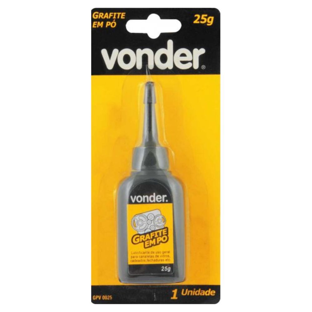 Grafite em Pó Cartela 25g Vonder