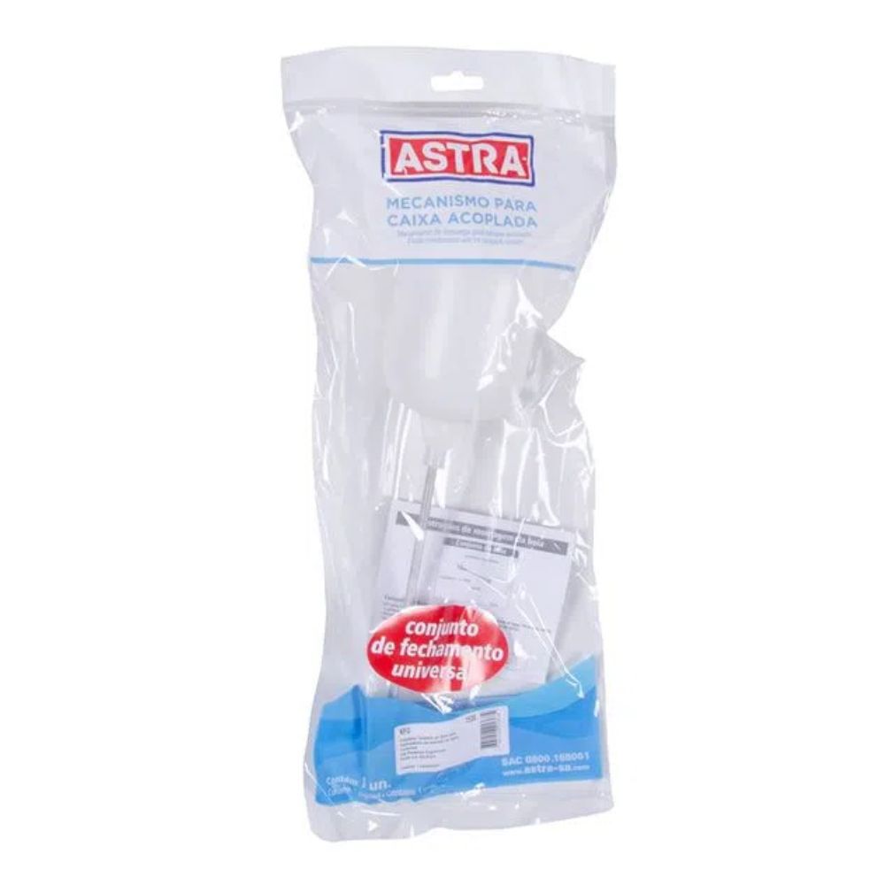 Boia com Conjunto de Fechamento Regulável entre 295 e 330mm para Mecanismo de Descarga Astra