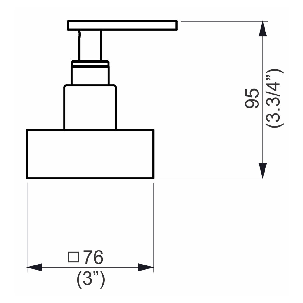 Acabamento Registro Base Deca 1.1/4" e 1.1/2" (Grande) Ocean Perflex