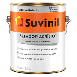 Selador Acrílico Branco 3,6L Suvinil Selador Acrílico Branco 3,6L Suvinil