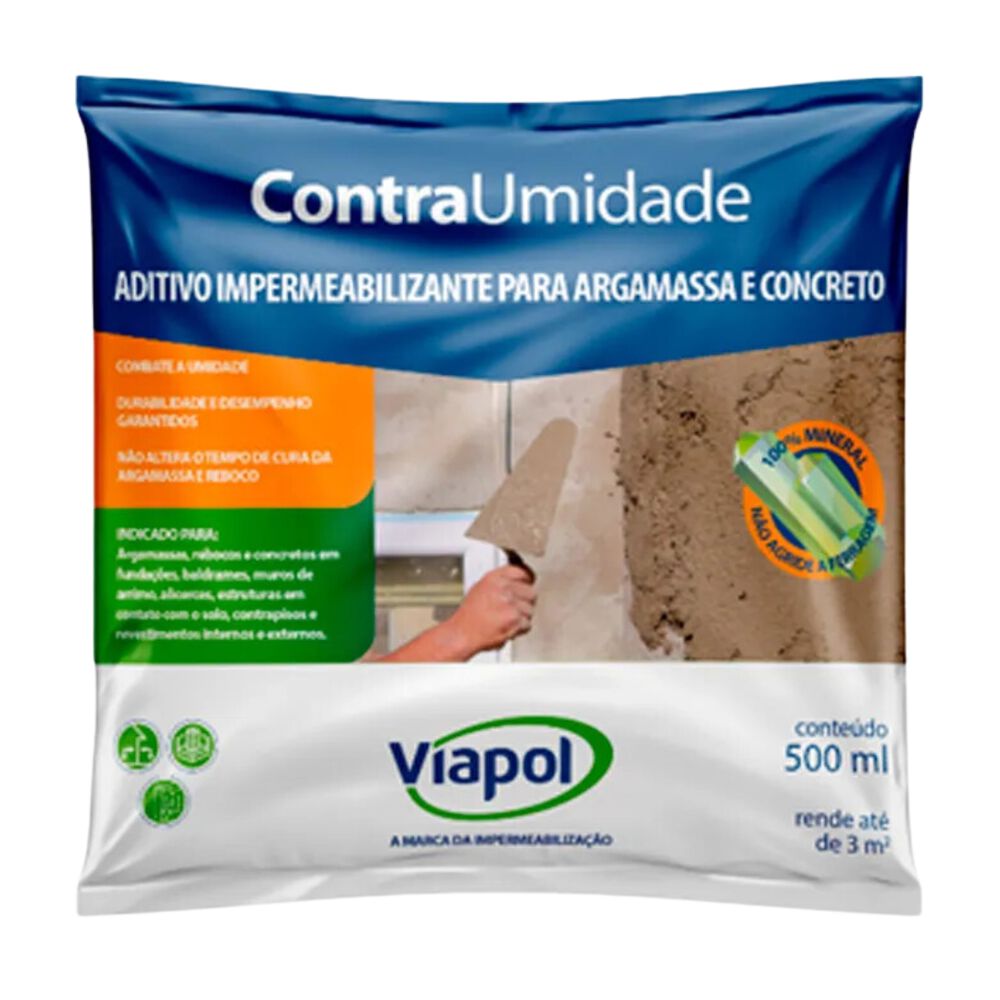 Impermeabilizante Contra Umidade 500mL Viapol