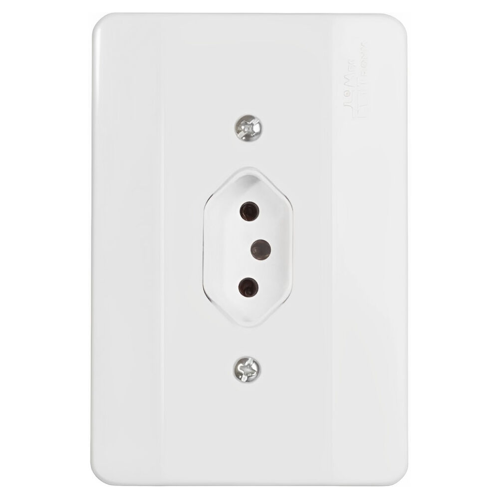 Tomada 2P+T 20A/250V Millenium Mec-Tronic