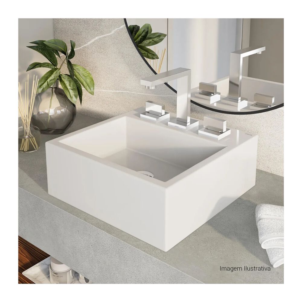 Misturador de Mesa para Lavatório Dream Bica Alta Cromado Deca