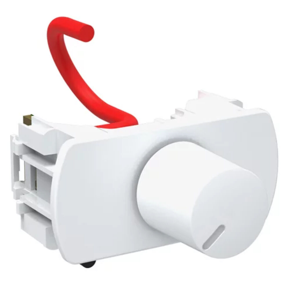 Módulo Dimmer Rotativo de Potência 250W 110V Neo Sottile Branca Enerbras