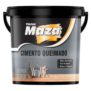 Efeito Cimento Queimado 23Kg Maza Efeito Cimento Queimado 23Kg Maza