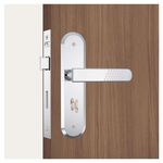 Fechadura Stam 1801/21 Interna Acabamento Cromado - Espelho de Aço Inox 11332