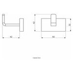 Cabide Fosco Color Dom Dourado Perflex