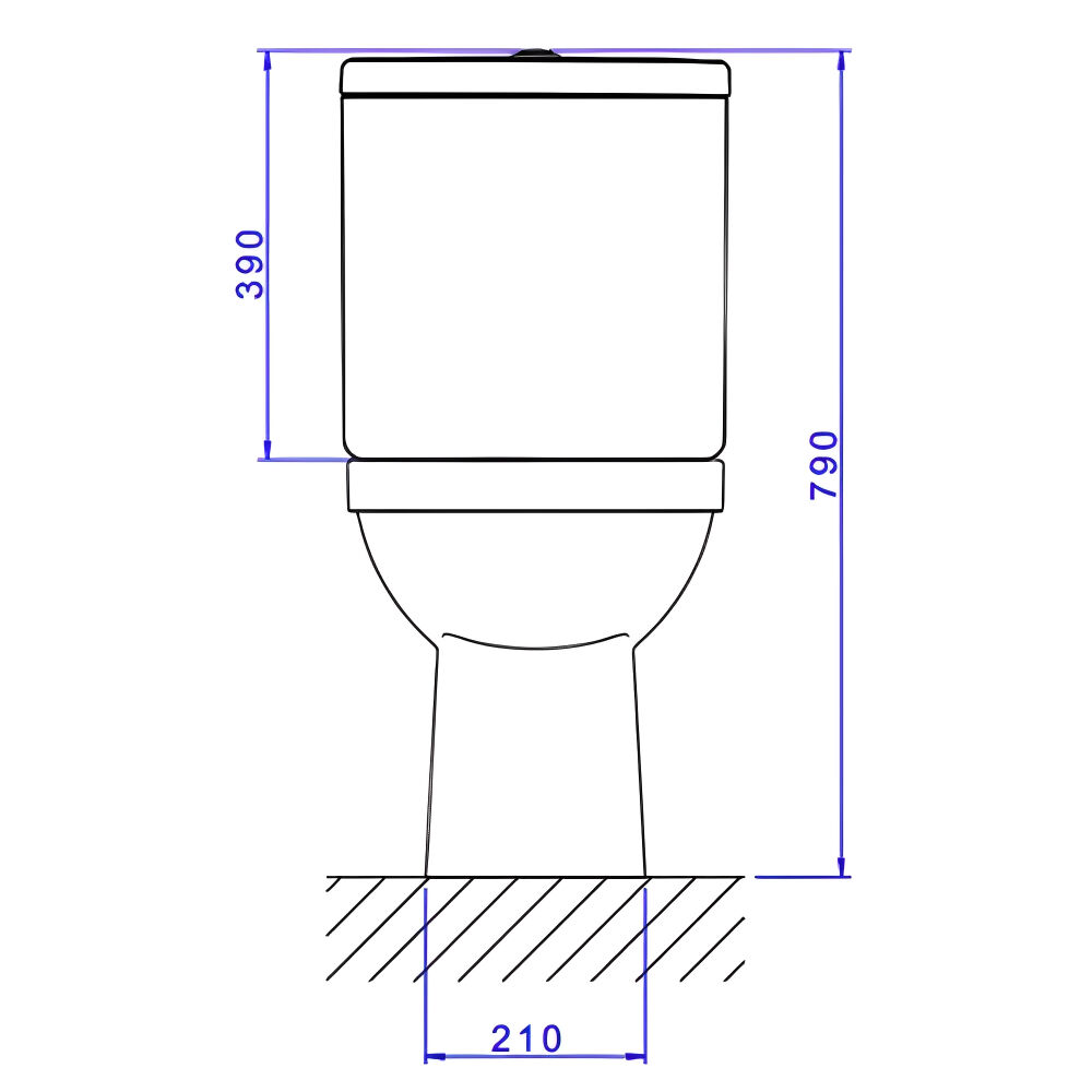 Kit Vaso Sanitário com Caixa Acoplada e Assento Branco Duplo Acionamento 3/6L Saída Vertical Quadra Deca