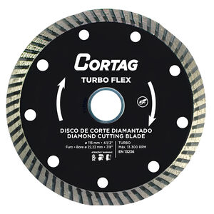 Disco de Corte Diamantado Turbo Flex 115mm Cortag