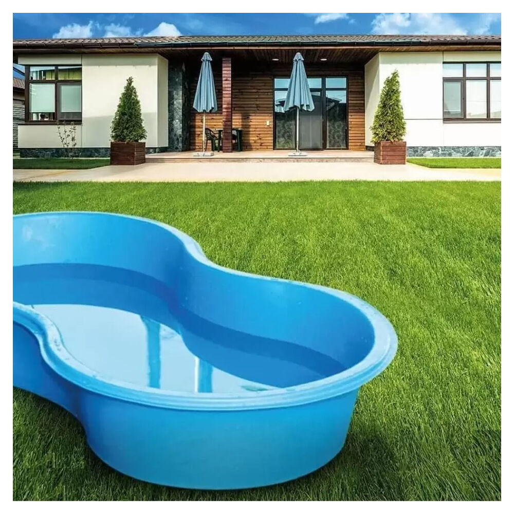 Piscina de Polietileno Feijão 500L Azul Afort