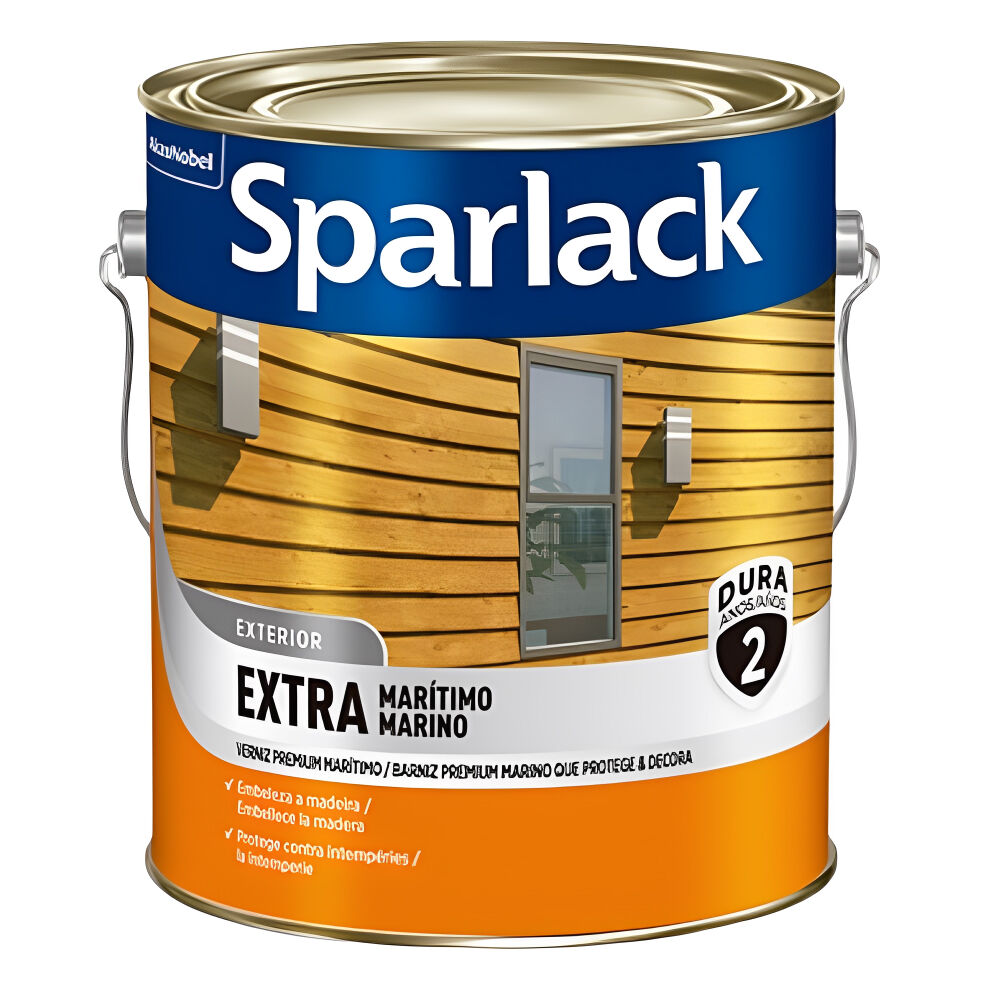 Verniz Acetinado Extra Marítimo Natural 3,6L Sparlarck