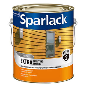 Verniz Acetinado Extra Marítimo Natural 3,6L Sparlarck Verniz Acetinado Extra Marítimo Natural 3,6L Sparlarck