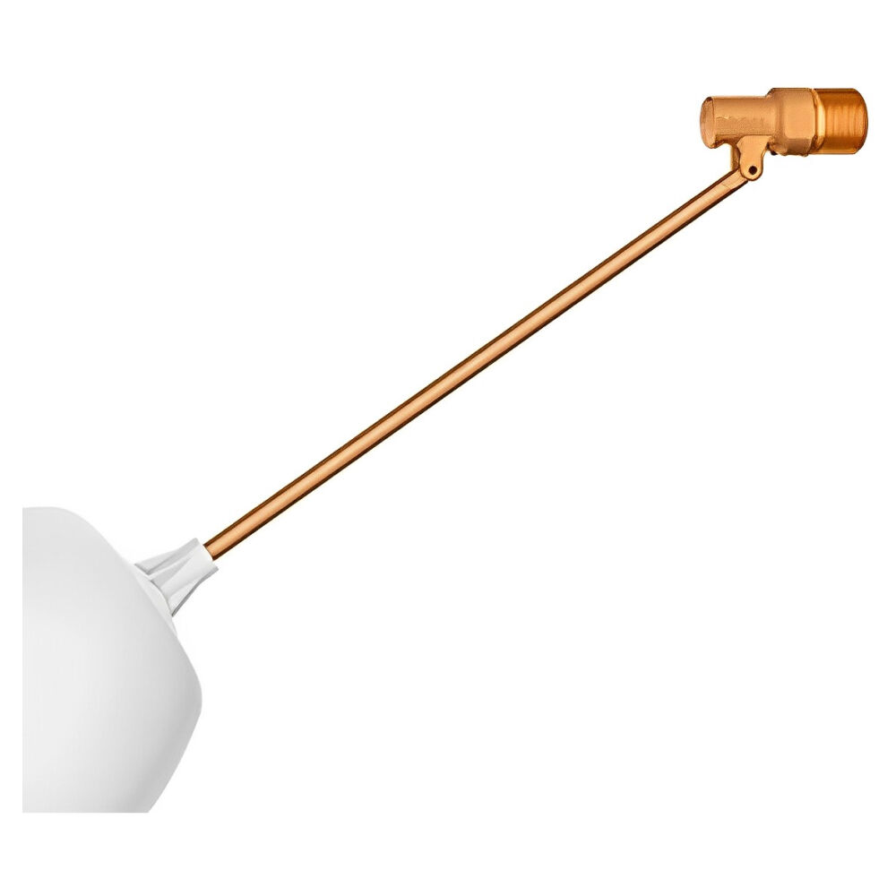 Torneira B&oacute;ia para Caixa D'&Aacute;gua Refor&ccedil;ada Branco Docol