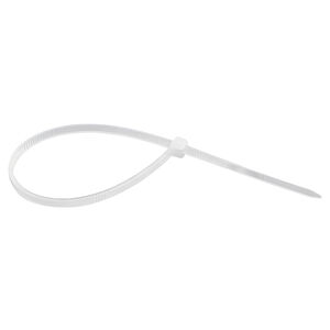 Abraçadeira de Nylon Branca 200mm x 2,5mm com 100 Unidades Nove54 Abraçadeira de Nylon Branca 200mm x 2,5mm com 100 Unidades Nove54