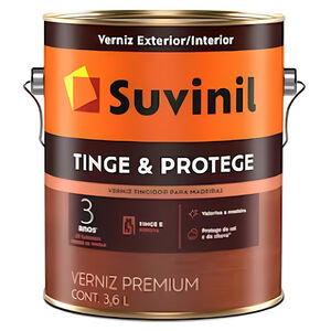 Verniz Tinge & Protege Premium 3,6L Suvinil Verniz Tinge & Protege Premium 3,6L Suvinil