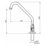 Torneira de Pia para Cozinha Única Perflex