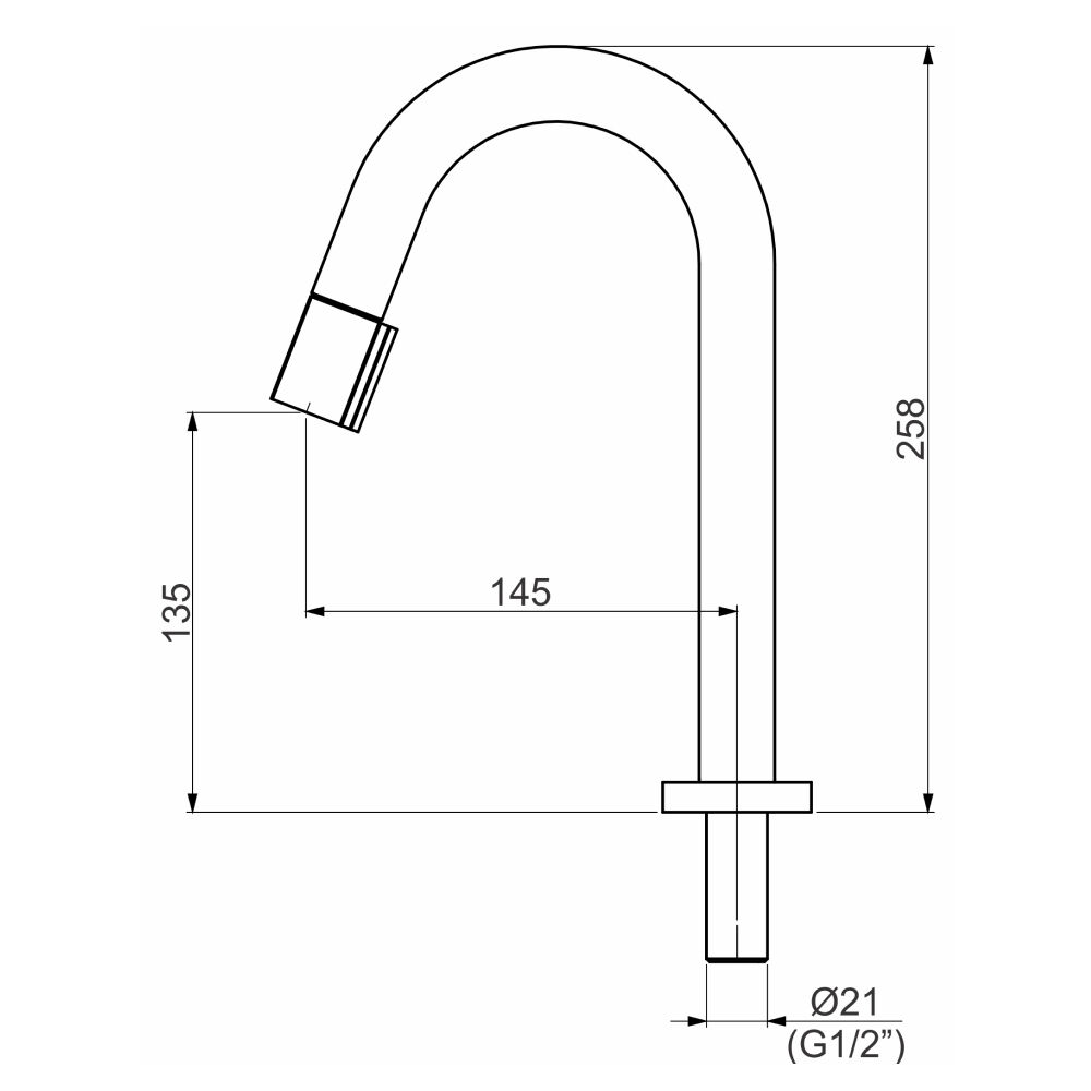 Torneira de Pia para Banheiro Rosé Fosco Color Open Perflex