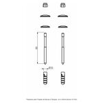 Parafuso Galvanizado Tanque e Bacia 6.4x90mm B10 Perflex