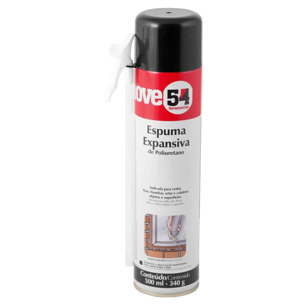 Espuma Expansiva de Poliuretano 500ml Nove54