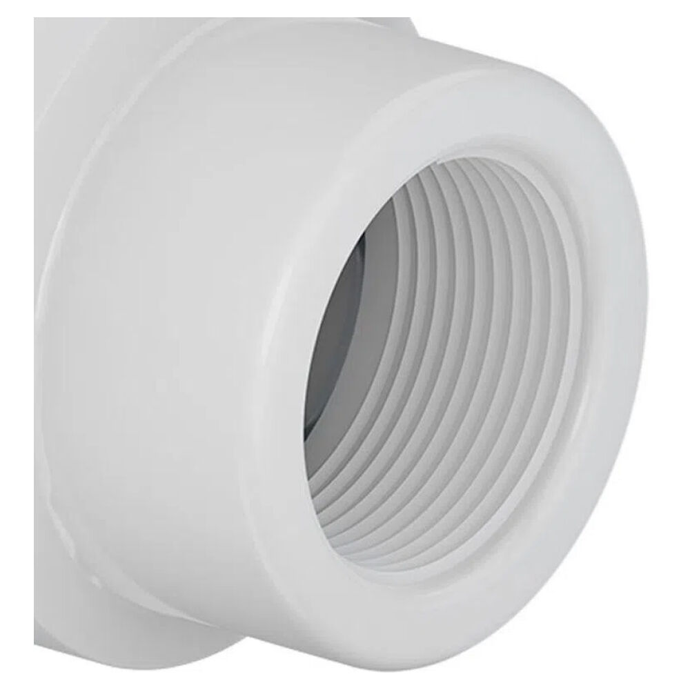 Luva de Redução Roscável 3/4" x 1/2" Branco Tigre