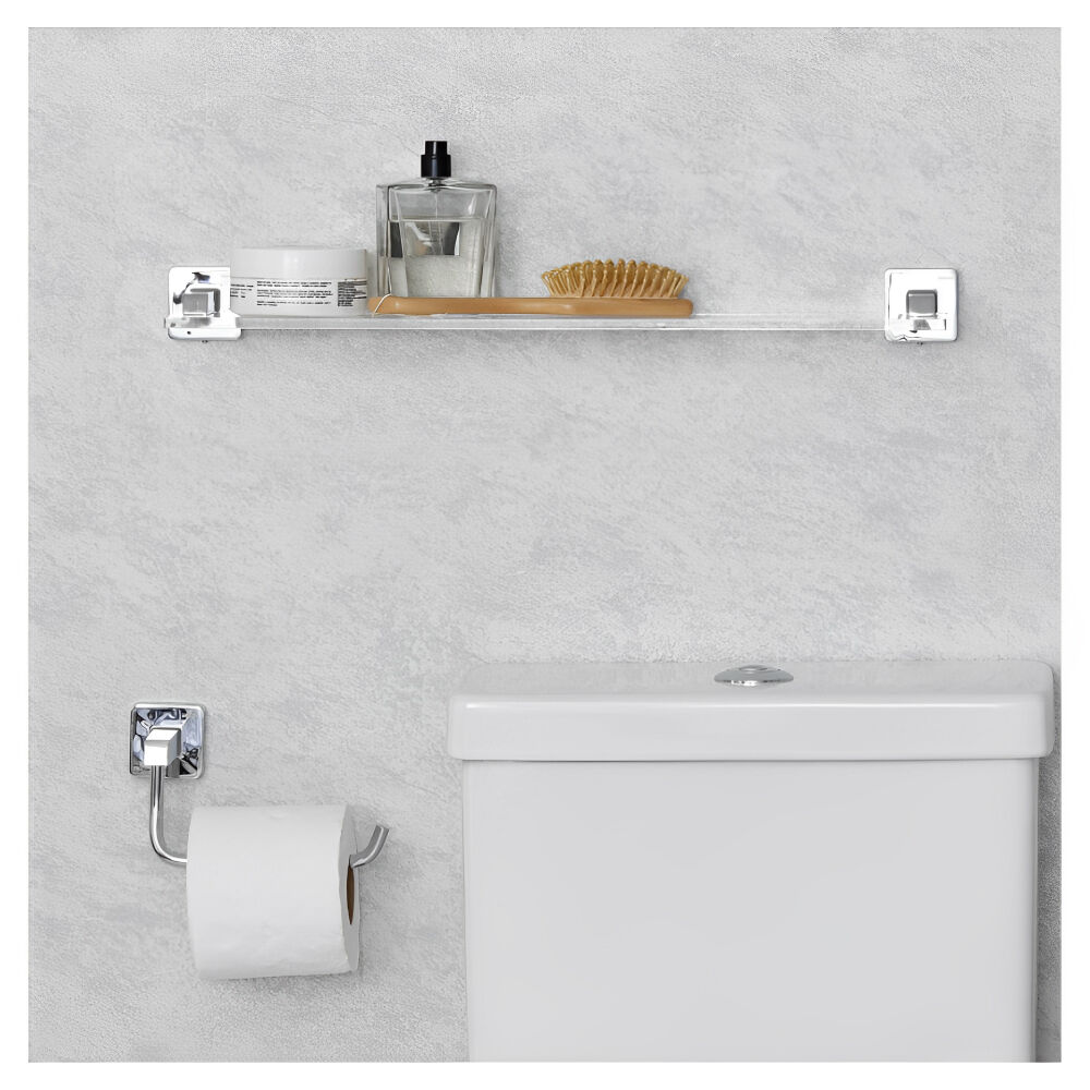 Porta Papel Higiênico Trip Cromado Docol