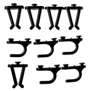 Kit de Ganchos Curvo/Duplo para Painel 10 Unidades Nove54