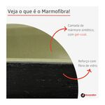 Tanque Simples em Marmofibra 60x60cm Decoralita