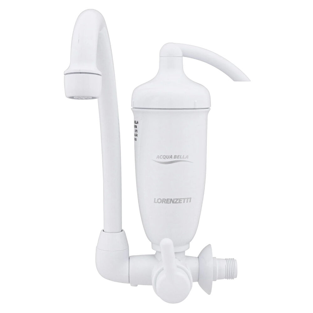 Purificador de Água com Torneira de Parede Acqua Bella Branco Lorenzetti