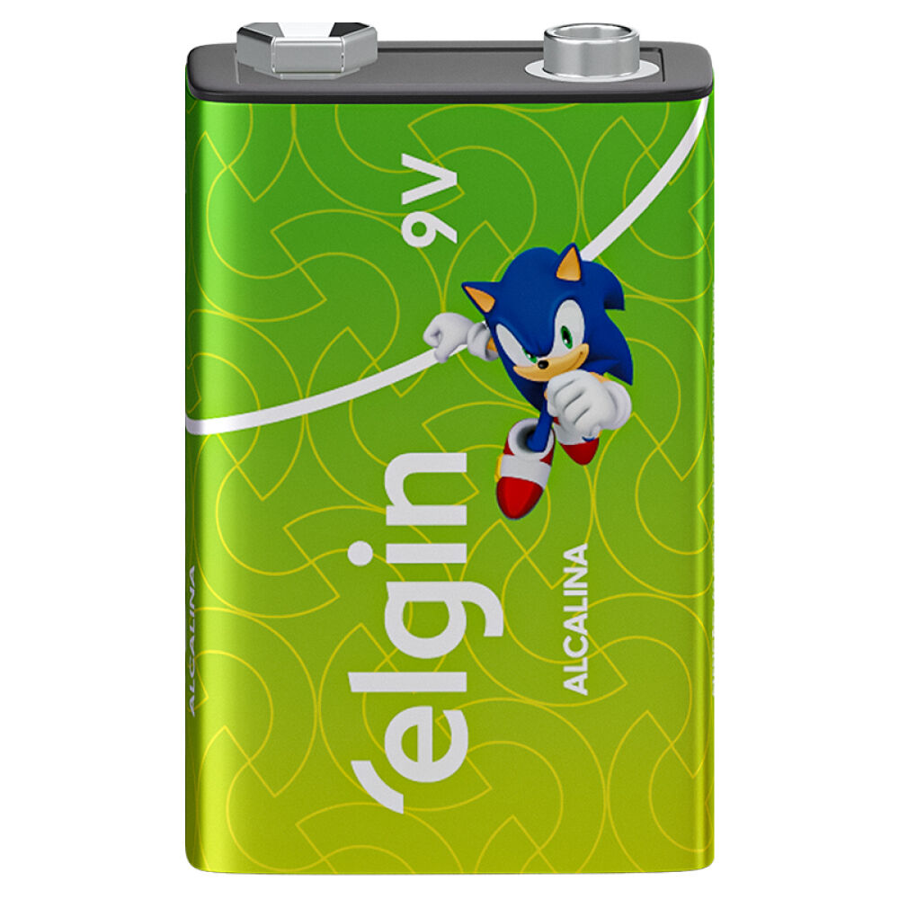 Bateria Alcalina 9V Elgin