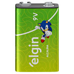 Bateria Alcalina 9V Elgin