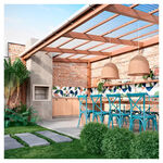 Telha Translúcida de Fibra de Vidro 244x110cm Incolor Afort