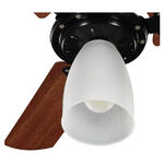 Ventilador de Teto Marbela New 3 Pás Mogno/Preto Tron