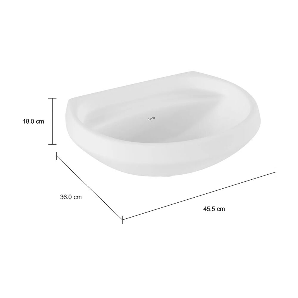 Lavatório para Coluna Ravena/Izy Branco Deca