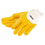 Luva de Malha com Borracha Nitrílica MNV0002 Tamanho 10 Amarela Vonder