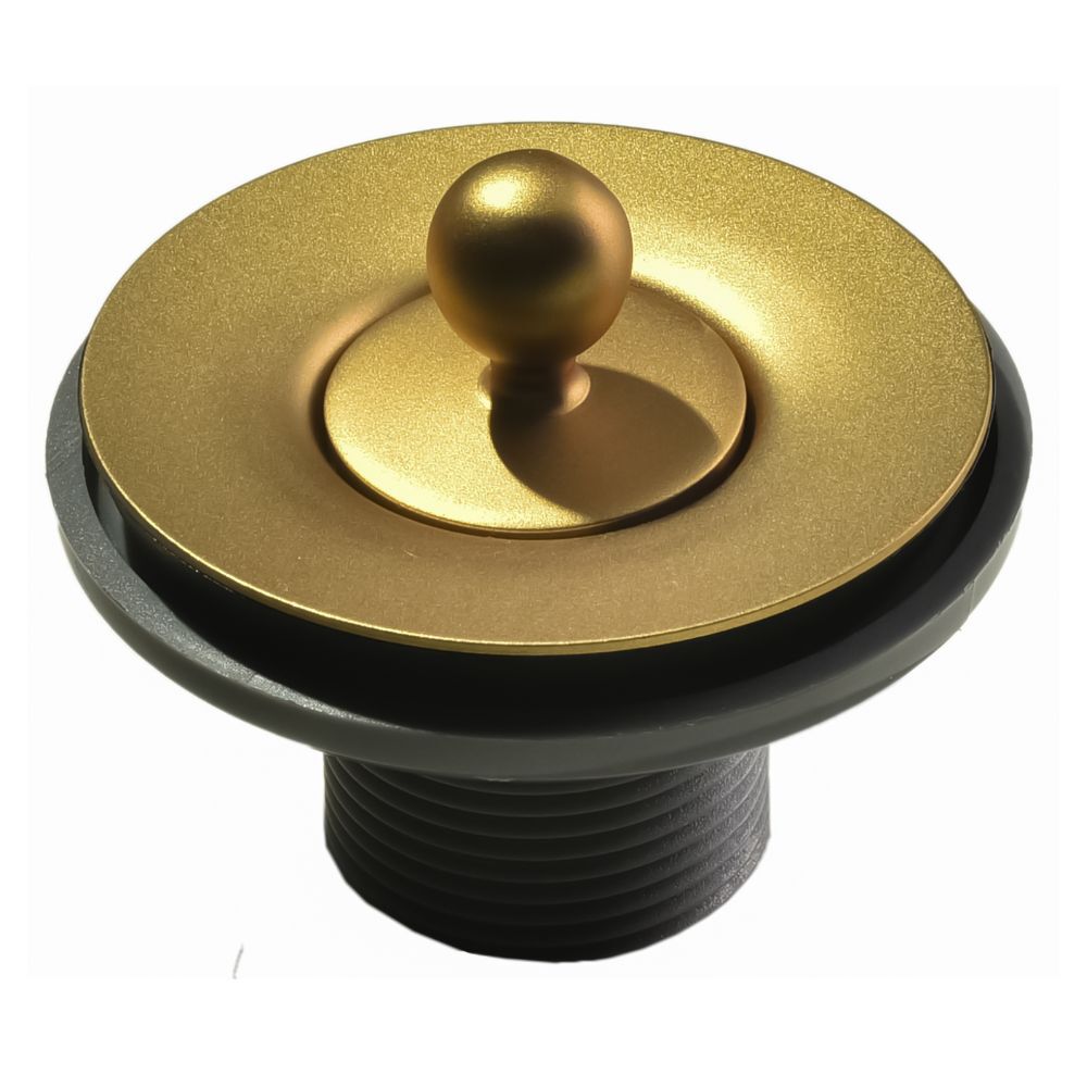 Válvula Banheiro 1" Dourado Fosco Perflex