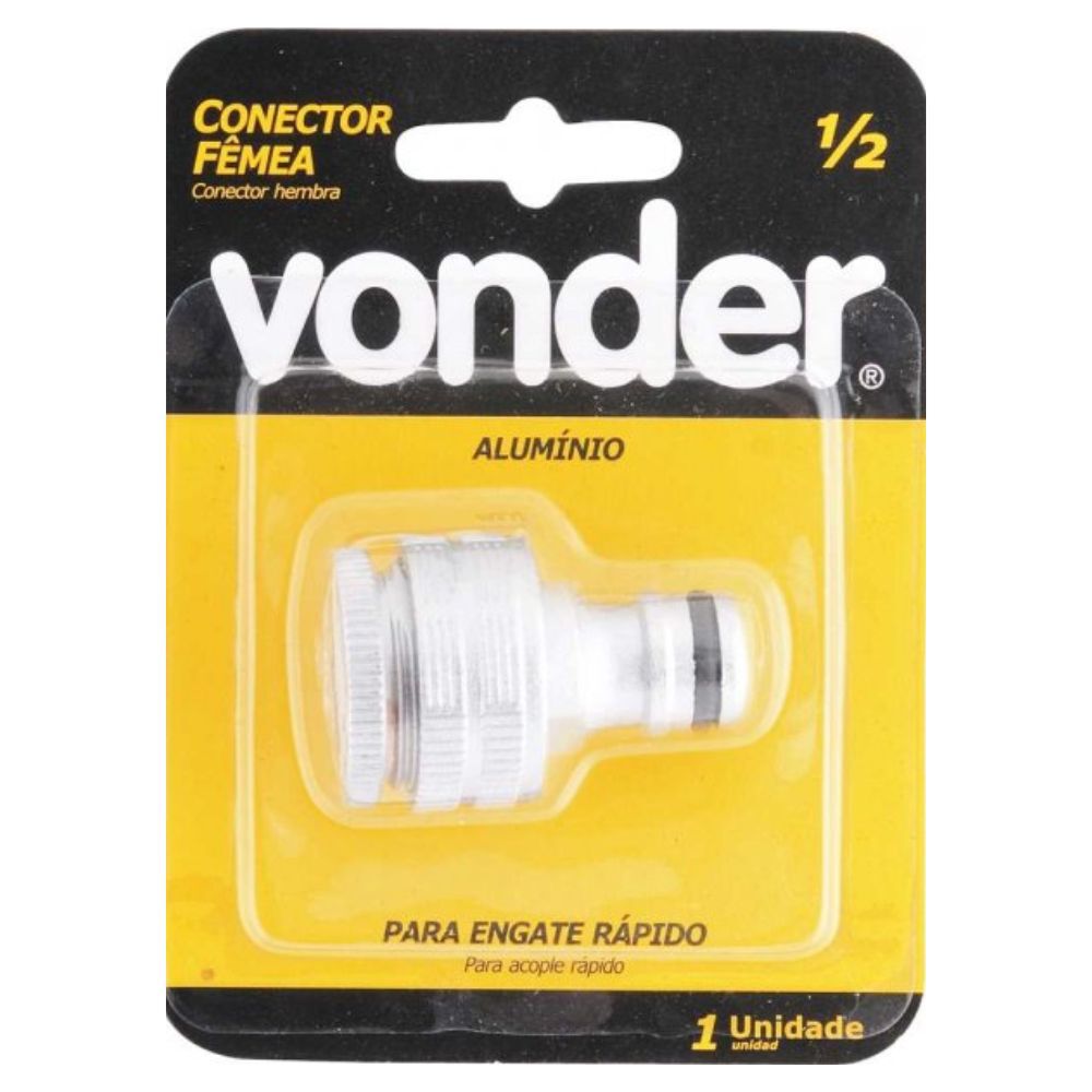 Conector de Alumínio para Torneira Rosca Fêmea de 3/4" Vonder