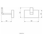Cabide Color Dom Preto Fosco Perflex
