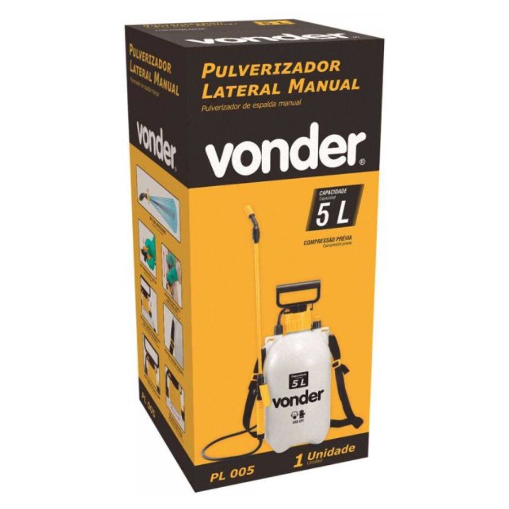 Pulverizador de Compressão Prévia PL005 5L Vonder
