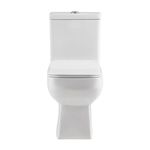 Kit Vaso Sanitário com Caixa Acoplada 3/6L Assento Sanitário e Itens de Instalação Paris Branco Addra