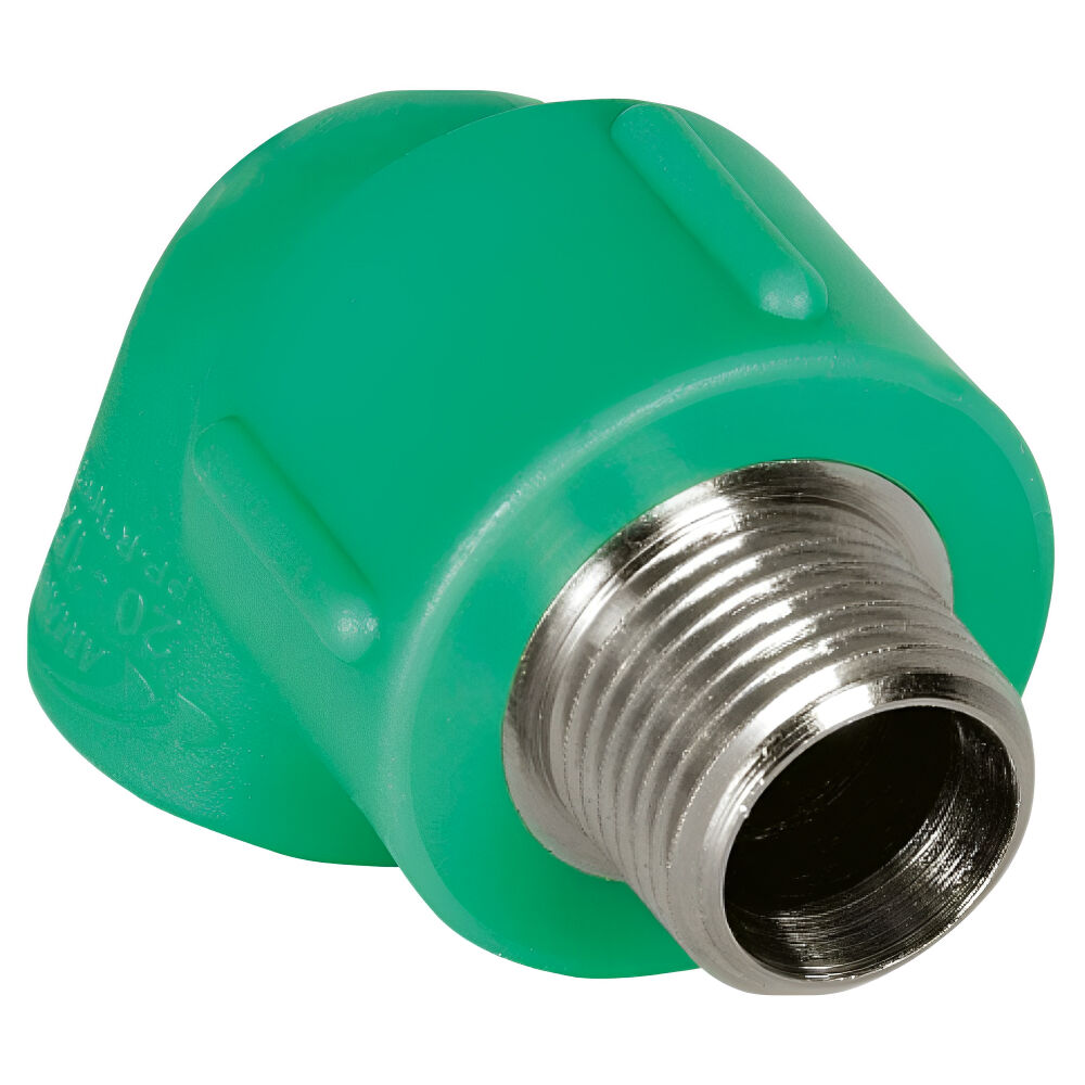 Joelho 90° F/M com Inserto Metálico Amanco