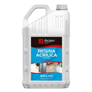 Resina Acrílica Acabamento Interno Piso Cimento Queimado 5L Dacapo