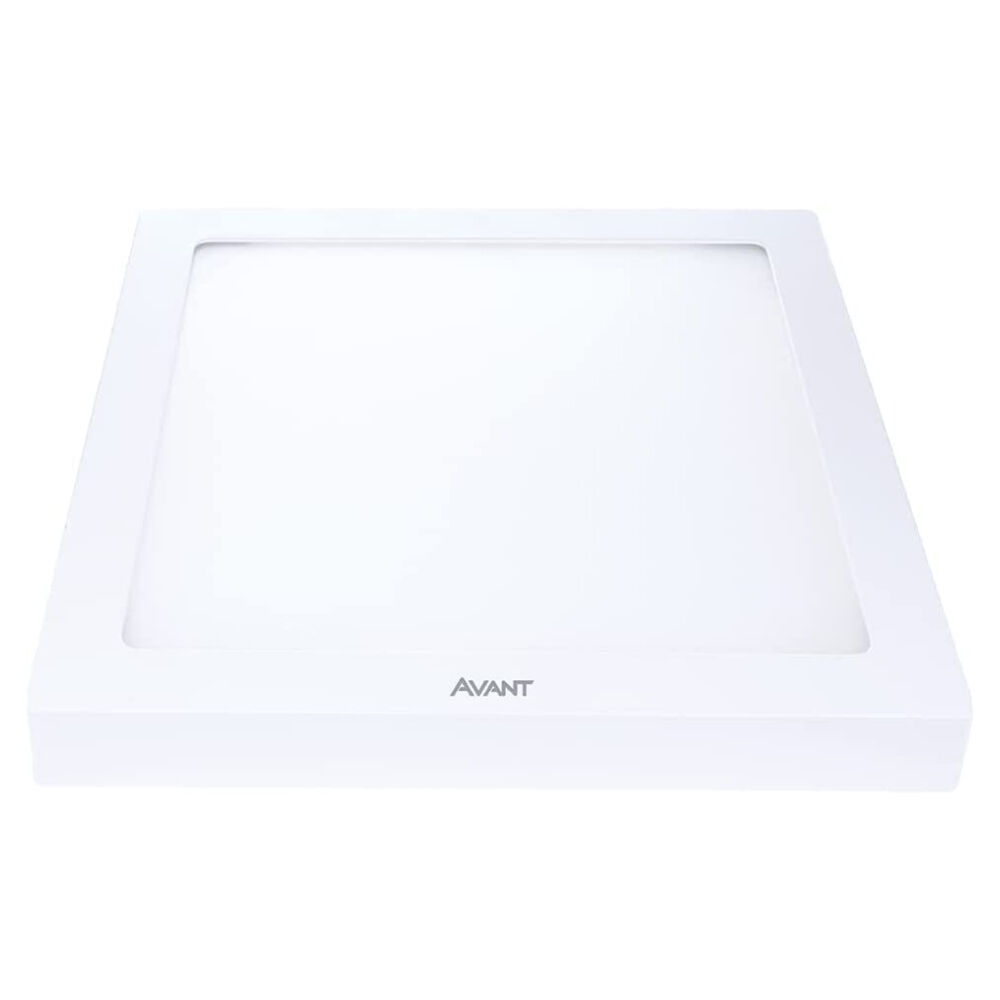 Painel LED Quadrado POP de Sobrepor 24W 3000K Bivolt Branco Avant