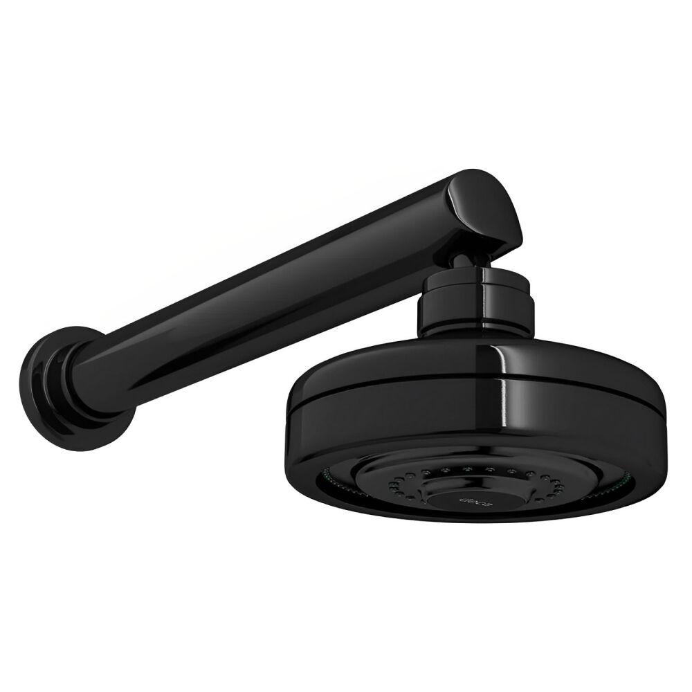 Ducha Redonda com Tubo Parede Acqua Plus Black Noir Deca