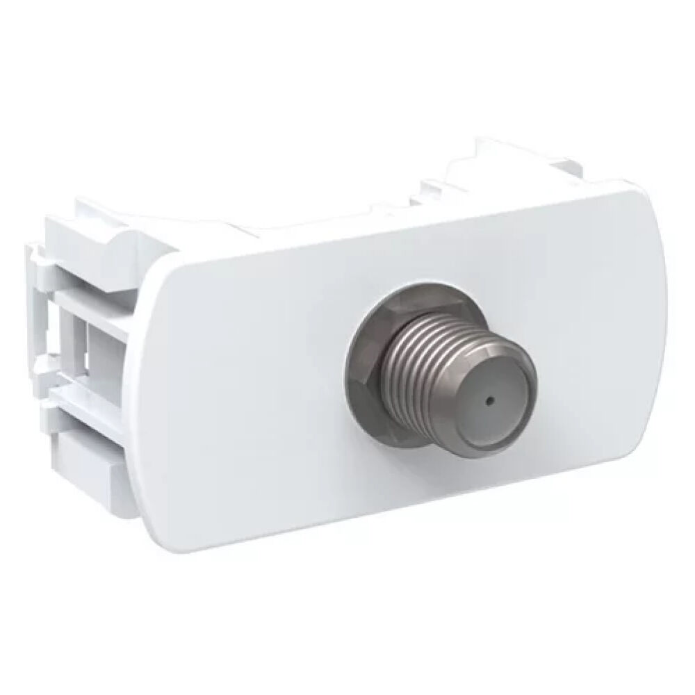 Módulo Tomada Coaxial Neo Sottile Branco Enerbras